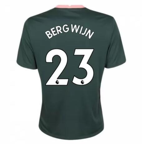 Tottenham Hotspur Away Kit Soccer Jersey BERGWIJN 23 2020/21